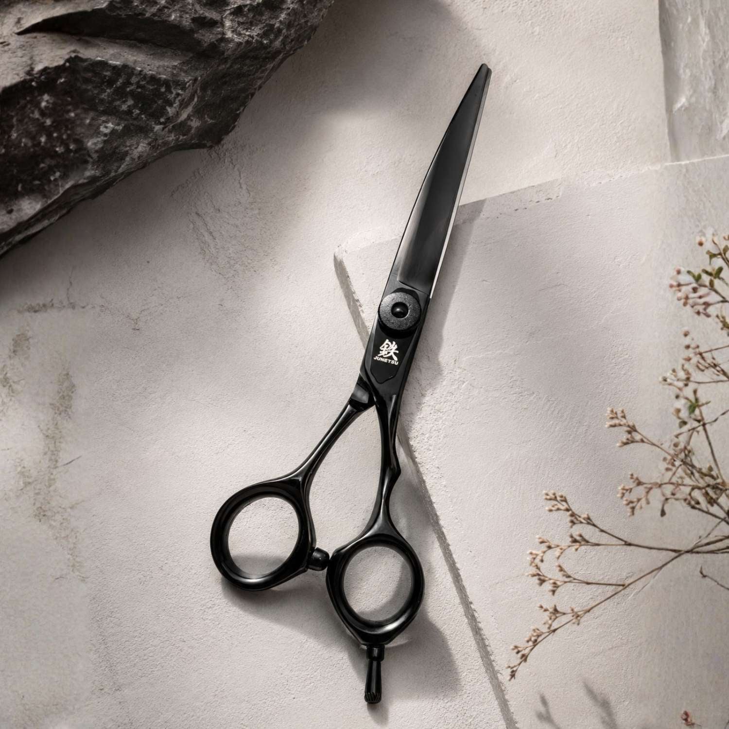 Juntetsu VG Black Hair Cutting Scissors
