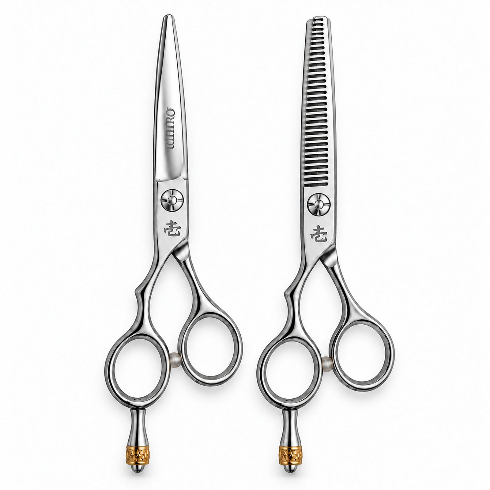 Ichiro Crown lefty cutting and thinning scissor set, Scissor Hub NZ (SKU: ICH-CRN-LS55)