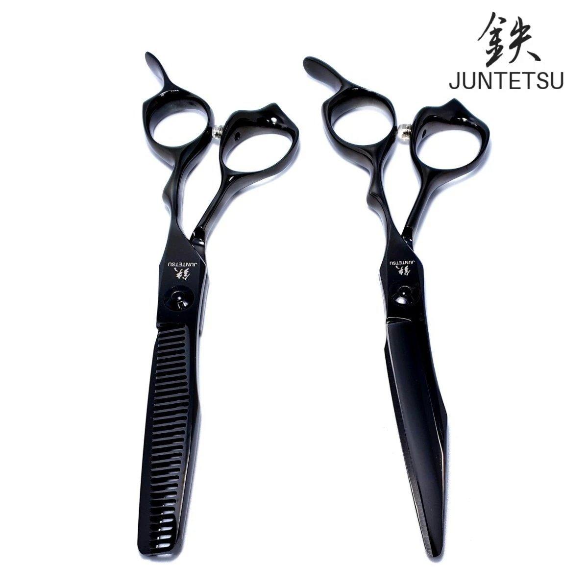 Juntetsu Night Cutting & Thinning Scissors Set - Japan Scissors