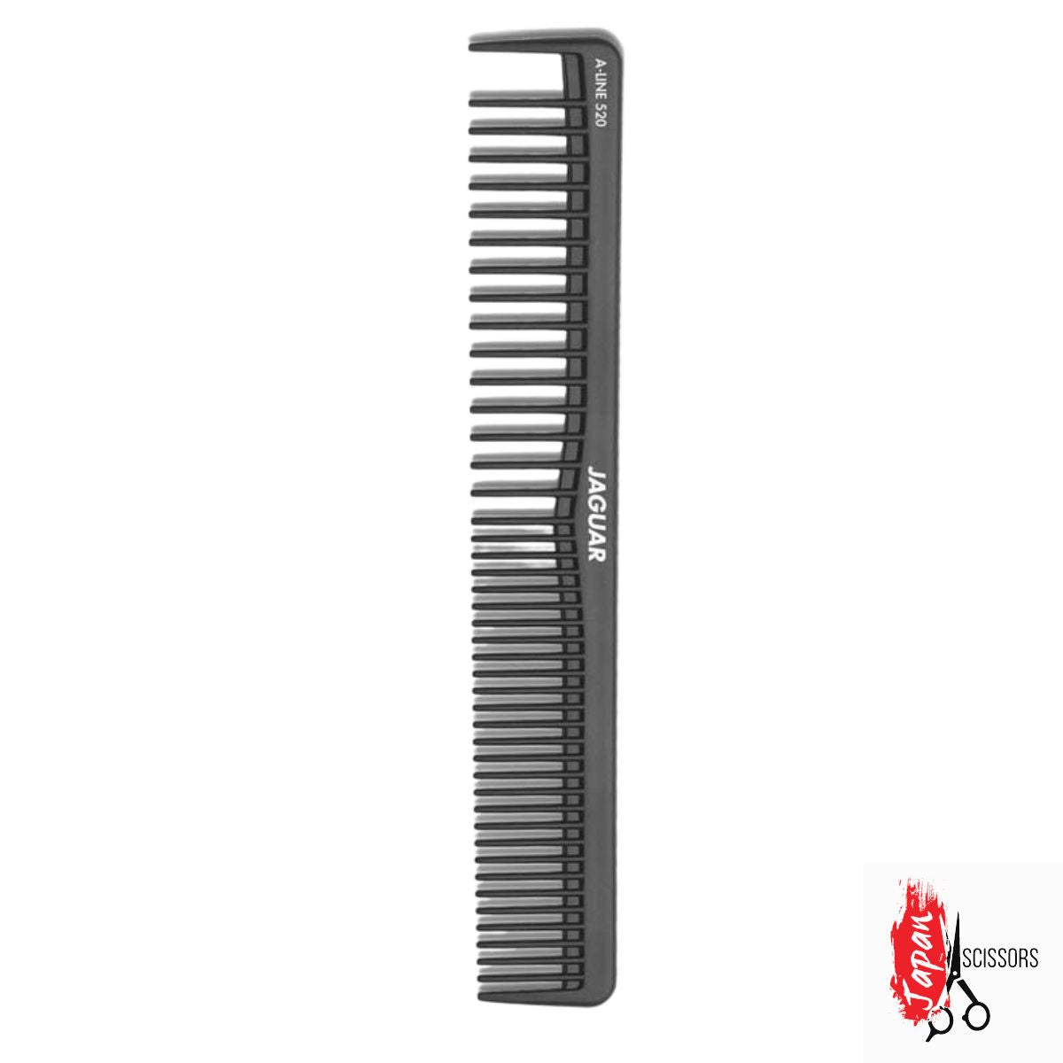 Jaguar A-Line Comb Black 520 | Wide Toothed Comb | Ionic Properties ...