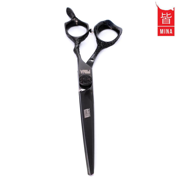 Mina Ash Black Hair Cutting Scissors - Allergy-Friendly Tools | Scissor ...